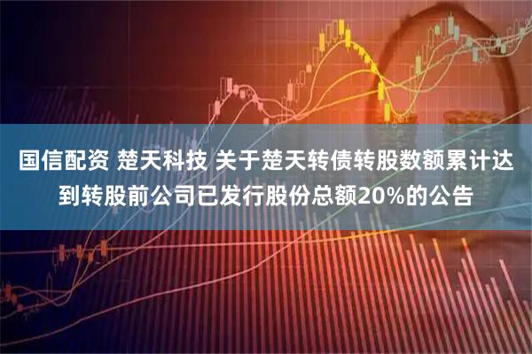 国信配资 楚天科技 关于楚天转债转股数额累计达到转股前公司已发行股份总额20%的公告